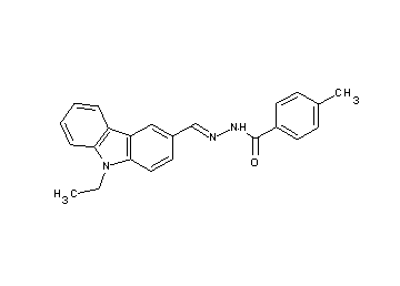 N'-[(9-ethyl-9H-carbazol-3-yl)methylene]-4-methylbenzohydrazide