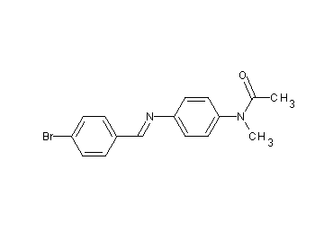 N-{4-[(4-bromobenzylidene)amino]phenyl}-N-methylacetamide