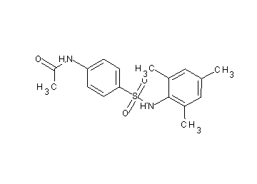 N-{4-[(mesitylamino)sulfonyl]phenyl}acetamide