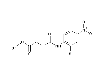 methyl 4-[(2-bromo-4-nitrophenyl)amino]-4-oxobutanoate - Click Image to Close