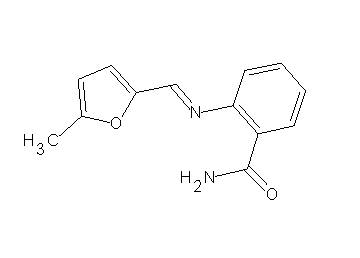2-{[(5-methyl-2-furyl)methylene]amino}benzamide