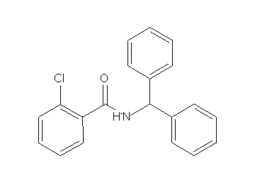 2-chloro-N-(diphenylmethyl)benzamide