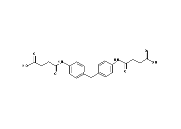 4,4'-[methylenebis(4,1-phenyleneimino)]bis(4-oxobutanoic acid)