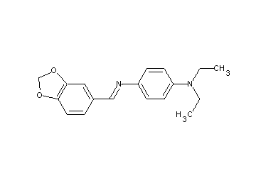 N'-(1,3-benzodioxol-5-ylmethylene)-N,N-diethyl-1,4-benzenediamine