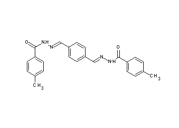N',N''-[1,4-phenylenedi(methylylidene)]bis(4-methylbenzohydrazide)