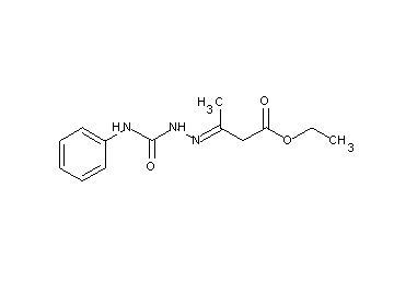 ethyl 3-[(anilinocarbonyl)hydrazono]butanoate