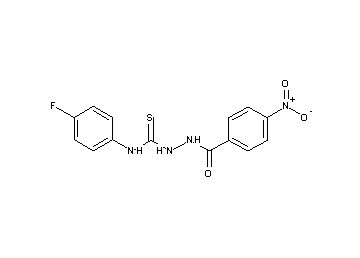 N-(4-fluorophenyl)-2-(4-nitrobenzoyl)hydrazinecarbothioamide
