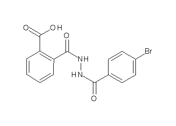 2-{[2-(4-bromobenzoyl)hydrazino]carbonyl}benzoic acid