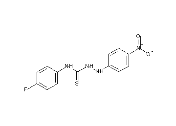 N-(4-fluorophenyl)-2-(4-nitrophenyl)hydrazinecarbothioamide