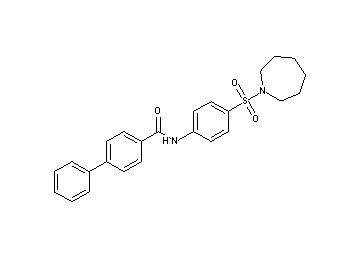 N-[4-(1-azepanylsulfonyl)phenyl]-4-biphenylcarboxamide