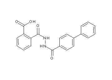 2-{[2-(4-biphenylylcarbonyl)hydrazino]carbonyl}benzoic acid
