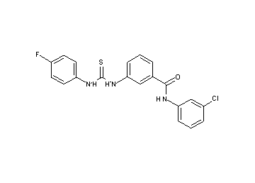 N-(3-chlorophenyl)-3-({[(4-fluorophenyl)amino]carbonothioyl}amino)benzamide