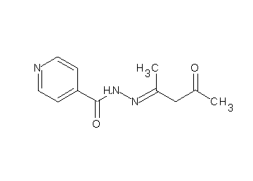 N'-(1-methyl-3-oxobutylidene)isonicotinohydrazide