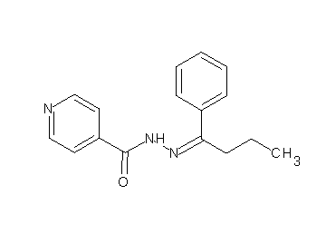 N'-(1-phenylbutylidene)isonicotinohydrazide