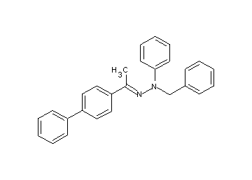 1-benzyl-2-[1-(4-biphenylyl)ethylidene]-1-phenylhydrazine