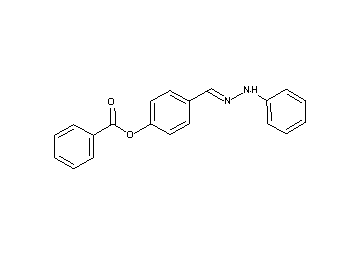 4-(2-phenylcarbonohydrazonoyl)phenyl benzoate