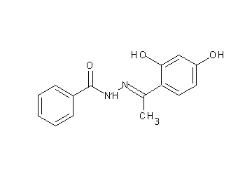N'-[1-(2,4-dihydroxyphenyl)ethylidene]benzohydrazide