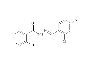 2-chloro-N'-(2,4-dichlorobenzylidene)benzohydrazide