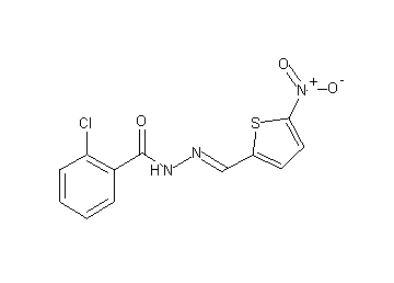 2-chloro-N'-[(5-nitro-2-thienyl)methylene]benzohydrazide