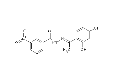 N'-[1-(2,4-dihydroxyphenyl)ethylidene]-3-nitrobenzohydrazide