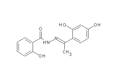 N'-[1-(2,4-dihydroxyphenyl)ethylidene]-2-hydroxybenzohydrazide