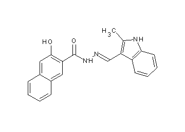 3-hydroxy-N'-[(2-methyl-1H-indol-3-yl)methylene]-2-naphthohydrazide