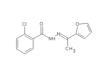2-chloro-N'-[1-(2-furyl)ethylidene]benzohydrazide