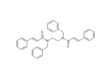 N,N'-1,2-ethanediylbis(N-benzyl-3-phenylacrylamide)
