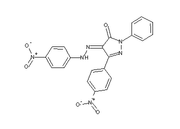 5-(4-nitrophenyl)-4-[(4-nitrophenyl)hydrazono]-2-phenyl-2,4-dihydro-3H-pyrazol-3-one