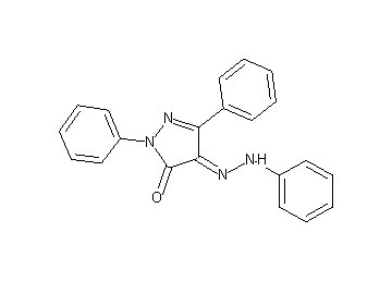 2,5-diphenyl-4-(phenylhydrazono)-2,4-dihydro-3H-pyrazol-3-one