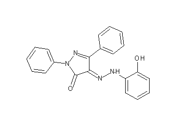 4-[(2-hydroxyphenyl)hydrazono]-2,5-diphenyl-2,4-dihydro-3H-pyrazol-3-one