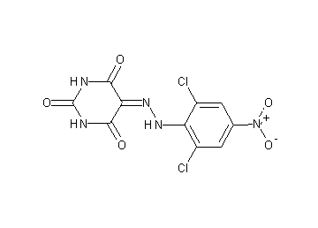 5-[(2,6-dichloro-4-nitrophenyl)hydrazono]-2,4,6(1H,3H,5H)-pyrimidinetrione