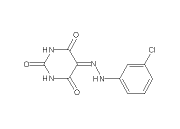 5-[(3-chlorophenyl)hydrazono]-2,4,6(1H,3H,5H)-pyrimidinetrione