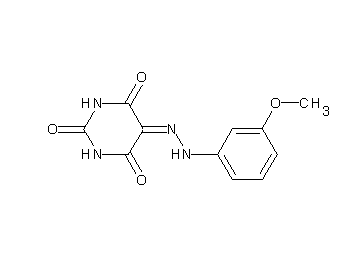 5-[(3-methoxyphenyl)hydrazono]-2,4,6(1H,3H,5H)-pyrimidinetrione