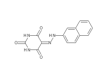 5-(2-naphthylhydrazono)-2,4,6(1H,3H,5H)-pyrimidinetrione