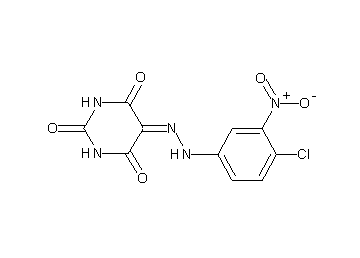 5-[(4-chloro-3-nitrophenyl)hydrazono]-2,4,6(1H,3H,5H)-pyrimidinetrione