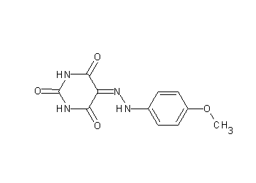 5-[(4-methoxyphenyl)hydrazono]-2,4,6(1H,3H,5H)-pyrimidinetrione