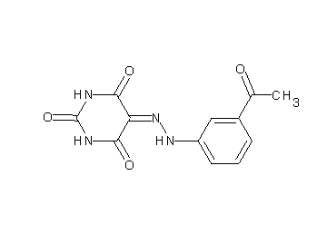 5-[(3-acetylphenyl)hydrazono]-2,4,6(1H,3H,5H)-pyrimidinetrione