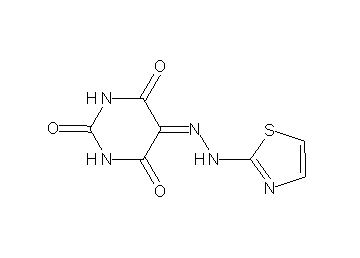 5-(1,3-thiazol-2-ylhydrazono)-2,4,6(1H,3H,5H)-pyrimidinetrione