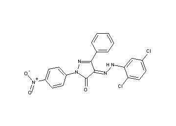 4-[(2,5-dichlorophenyl)hydrazono]-2-(4-nitrophenyl)-5-phenyl-2,4-dihydro-3H-pyrazol-3-one - Click Image to Close