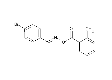 4-bromobenzaldehyde O-(2-methylbenzoyl)oxime