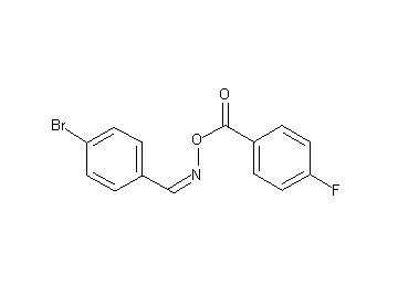 4-bromobenzaldehyde O-(4-fluorobenzoyl)oxime