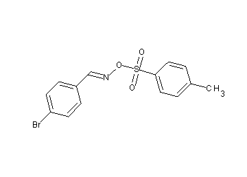 1-(4-bromophenyl)-N-{[(4-methylphenyl)sulfonyl]oxy}methanimine