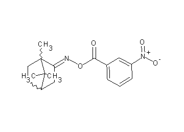1,7,7-trimethylbicyclo[2.2.1]heptan-2-one O-(3-nitrobenzoyl)oxime