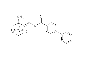 1,7,7-trimethylbicyclo[2.2.1]heptan-2-one O-(4-biphenylylcarbonyl)oxime
