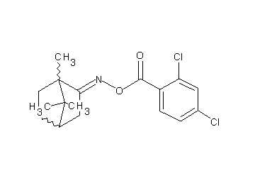 1,7,7-trimethylbicyclo[2.2.1]heptan-2-one O-(2,4-dichlorobenzoyl)oxime