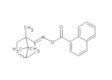 1,7,7-trimethylbicyclo[2.2.1]heptan-2-one O-1-naphthoyloxime