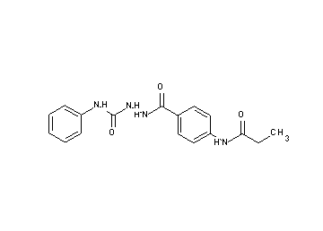 N-phenyl-2-[4-(propionylamino)benzoyl]hydrazinecarboxamide
