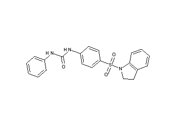 N-[4-(2,3-dihydro-1H-indol-1-ylsulfonyl)phenyl]-N'-phenylurea