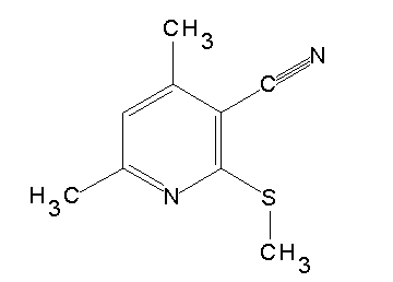 4,6-dimethyl-2-(methylsulfanyl)nicotinonitrile